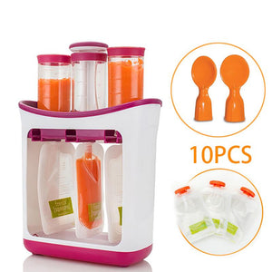 Baby Food Maker Squeeze Food Station Organic Food For Newborn Fresh Fruit Container Storage Baby Feeding Maker