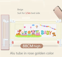 Load image into Gallery viewer, Portable travel bed guardrail baby playpen baby bed safeti Rails Security bed Fence
