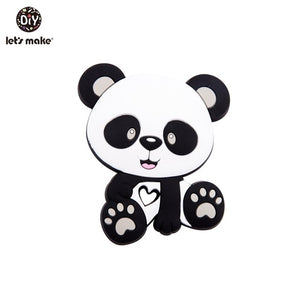 Let'S Make 1Pc Silicone Baby Teether Toddler Toys Diy Stroller Accessories For Pacifier Chain Owl Food Grade Toys Baby Teether