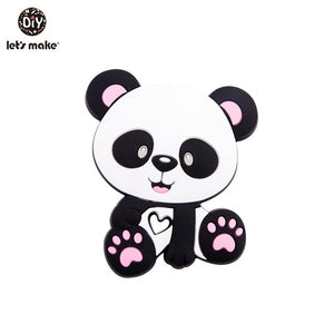 Let'S Make 1Pc Silicone Baby Teether Toddler Toys Diy Stroller Accessories For Pacifier Chain Owl Food Grade Toys Baby Teether