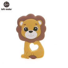 Load image into Gallery viewer, Let&#39;S Make 1Pc Silicone Baby Teether Toddler Toys Diy Stroller Accessories For Pacifier Chain Owl Food Grade Toys Baby Teether
