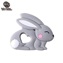 Load image into Gallery viewer, Let&#39;S Make 1Pc Silicone Baby Teether Toddler Toys Diy Stroller Accessories For Pacifier Chain Owl Food Grade Toys Baby Teether
