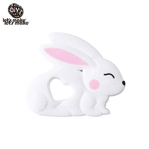 Let'S Make 1Pc Silicone Baby Teether Toddler Toys Diy Stroller Accessories For Pacifier Chain Owl Food Grade Toys Baby Teether