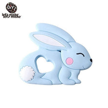 Load image into Gallery viewer, Let&#39;S Make 1Pc Silicone Baby Teether Toddler Toys Diy Stroller Accessories For Pacifier Chain Owl Food Grade Toys Baby Teether
