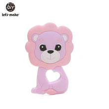 Load image into Gallery viewer, Let&#39;S Make 1Pc Silicone Baby Teether Toddler Toys Diy Stroller Accessories For Pacifier Chain Owl Food Grade Toys Baby Teether
