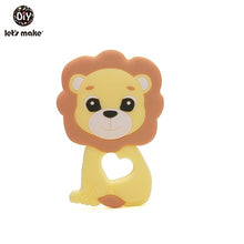 Load image into Gallery viewer, Let&#39;S Make 1Pc Silicone Baby Teether Toddler Toys Diy Stroller Accessories For Pacifier Chain Owl Food Grade Toys Baby Teether
