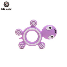 Load image into Gallery viewer, Let&#39;S Make 1Pc Silicone Baby Teether Toddler Toys Diy Stroller Accessories For Pacifier Chain Owl Food Grade Toys Baby Teether
