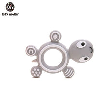 Load image into Gallery viewer, Let&#39;S Make 1Pc Silicone Baby Teether Toddler Toys Diy Stroller Accessories For Pacifier Chain Owl Food Grade Toys Baby Teether
