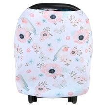 Load image into Gallery viewer, Multifunctional 5 in 1 Baby Breastfeeding Cover Car Seat Cover Canopy Shopping Cart Cover Trendy Scarf Breathable Nursing Cover

