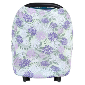 Multifunctional 5 in 1 Baby Breastfeeding Cover Car Seat Cover Canopy Shopping Cart Cover Trendy Scarf Breathable Nursing Cover