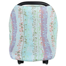 Load image into Gallery viewer, Multifunctional 5 in 1 Baby Breastfeeding Cover Car Seat Cover Canopy Shopping Cart Cover Trendy Scarf Breathable Nursing Cover

