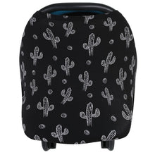 Load image into Gallery viewer, Multifunctional 5 in 1 Baby Breastfeeding Cover Car Seat Cover Canopy Shopping Cart Cover Trendy Scarf Breathable Nursing Cover
