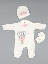 Load image into Gallery viewer, Baby rompers girls boys newborn clothes 3 pcs set cotton soft antiallergic fabric for newborn babies of kinds clothing
