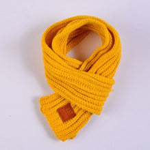 Load image into Gallery viewer, lovely cotton knitted kids scarf solid winter warm scarves children baby boy girl
