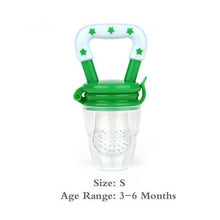 Load image into Gallery viewer, Baby Food Feeder with Pacifier Clip Holder Infant Baby Teether Fruit Feeder Pacifier Infant Food Pacifier Silicone Teething Toys
