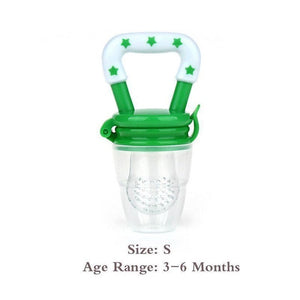 Baby Food Feeder with Pacifier Clip Holder Infant Baby Teether Fruit Feeder Pacifier Infant Food Pacifier Silicone Teething Toys