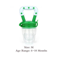 Load image into Gallery viewer, Baby Food Feeder with Pacifier Clip Holder Infant Baby Teether Fruit Feeder Pacifier Infant Food Pacifier Silicone Teething Toys
