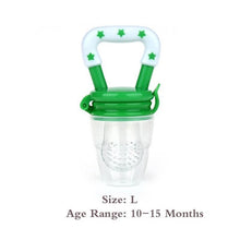 Load image into Gallery viewer, Baby Food Feeder with Pacifier Clip Holder Infant Baby Teether Fruit Feeder Pacifier Infant Food Pacifier Silicone Teething Toys
