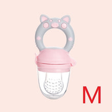 Load image into Gallery viewer, Silicone Baby Pacifier Feeder Cartoon Animal Infant Nipple Holder Newborn Fruit pacifier Tetine Silicona Chupetero nipple bit
