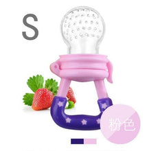 Load image into Gallery viewer, Silicone Baby Pacifier Feeder Cartoon Animal Infant Nipple Holder Newborn Fruit pacifier Tetine Silicona Chupetero nipple bit
