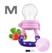 Load image into Gallery viewer, Silicone Baby Pacifier Feeder Cartoon Animal Infant Nipple Holder Newborn Fruit pacifier Tetine Silicona Chupetero nipple bit
