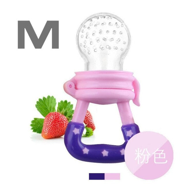 Silicone Baby Pacifier Feeder Cartoon Animal Infant Nipple Holder Newborn Fruit pacifier Tetine Silicona Chupetero nipple bit