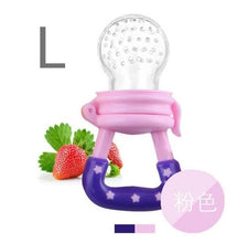 Load image into Gallery viewer, Silicone Baby Pacifier Feeder Cartoon Animal Infant Nipple Holder Newborn Fruit pacifier Tetine Silicona Chupetero nipple bit
