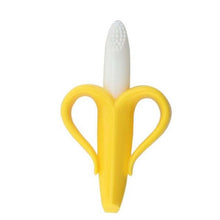 Load image into Gallery viewer, High Quality Baby Teether Toys BPA Banana Teething Ring Silicone Chew Dental Care Toothbrush Nursing Beads Gift For Infant
