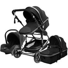 Load image into Gallery viewer, Luxurious Baby Stroller 3 in 1 Portable Travel Baby Carriage Folding Prams Aluminum Frame High Landscape Car for Newborn Baby
