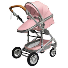 Load image into Gallery viewer, Luxurious Baby Stroller 3 in 1 Portable Travel Baby Carriage Folding Prams Aluminum Frame High Landscape Car for Newborn Baby
