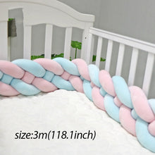 Load image into Gallery viewer, Baby Shining Baby Bed Bumper Crib Bumpers 1m/2m/3m Newborn Bed Bumper Handmade Baby Playpens on Baby Bed Long Bumpers for Infant
