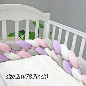 Baby Shining Baby Bed Bumper Crib Bumpers 1m/2m/3m Newborn Bed Bumper Handmade Baby Playpens on Baby Bed Long Bumpers for Infant