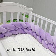 Load image into Gallery viewer, Baby Shining Baby Bed Bumper Crib Bumpers 1m/2m/3m Newborn Bed Bumper Handmade Baby Playpens on Baby Bed Long Bumpers for Infant
