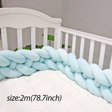 Load image into Gallery viewer, Baby Shining Baby Bed Bumper Crib Bumpers 1m/2m/3m Newborn Bed Bumper Handmade Baby Playpens on Baby Bed Long Bumpers for Infant
