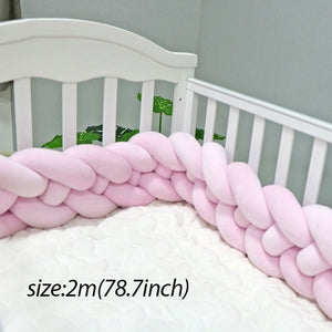 Baby Shining Baby Bed Bumper Crib Bumpers 1m/2m/3m Newborn Bed Bumper Handmade Baby Playpens on Baby Bed Long Bumpers for Infant