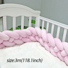 Load image into Gallery viewer, Baby Shining Baby Bed Bumper Crib Bumpers 1m/2m/3m Newborn Bed Bumper Handmade Baby Playpens on Baby Bed Long Bumpers for Infant
