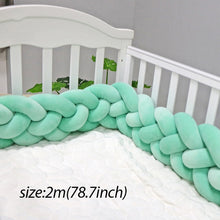 Load image into Gallery viewer, Baby Shining Baby Bed Bumper Crib Bumpers 1m/2m/3m Newborn Bed Bumper Handmade Baby Playpens on Baby Bed Long Bumpers for Infant
