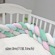 Load image into Gallery viewer, Baby Shining Baby Bed Bumper Crib Bumpers 1m/2m/3m Newborn Bed Bumper Handmade Baby Playpens on Baby Bed Long Bumpers for Infant
