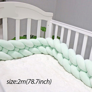 Baby Shining Baby Bed Bumper Crib Bumpers 1m/2m/3m Newborn Bed Bumper Handmade Baby Playpens on Baby Bed Long Bumpers for Infant