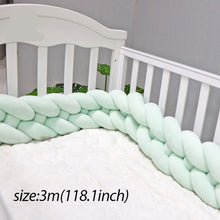 Load image into Gallery viewer, Baby Shining Baby Bed Bumper Crib Bumpers 1m/2m/3m Newborn Bed Bumper Handmade Baby Playpens on Baby Bed Long Bumpers for Infant
