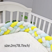 Load image into Gallery viewer, Baby Shining Baby Bed Bumper Crib Bumpers 1m/2m/3m Newborn Bed Bumper Handmade Baby Playpens on Baby Bed Long Bumpers for Infant
