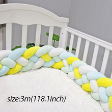 Load image into Gallery viewer, Baby Shining Baby Bed Bumper Crib Bumpers 1m/2m/3m Newborn Bed Bumper Handmade Baby Playpens on Baby Bed Long Bumpers for Infant
