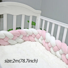 Load image into Gallery viewer, Baby Shining Baby Bed Bumper Crib Bumpers 1m/2m/3m Newborn Bed Bumper Handmade Baby Playpens on Baby Bed Long Bumpers for Infant
