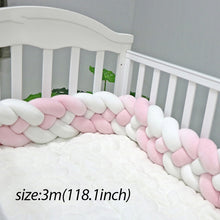 Load image into Gallery viewer, Baby Shining Baby Bed Bumper Crib Bumpers 1m/2m/3m Newborn Bed Bumper Handmade Baby Playpens on Baby Bed Long Bumpers for Infant
