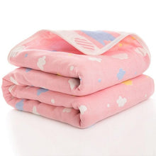 Load image into Gallery viewer, Baby Quilt Newborn Comforter Baby Six-layer Gauze Bath Towel For Children Baby Blankets(size 80*80)
