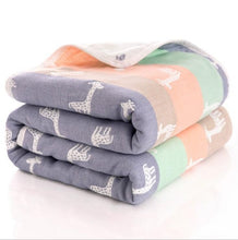 Load image into Gallery viewer, Baby Quilt Newborn Comforter Baby Six-layer Gauze Bath Towel For Children Baby Blankets(size 80*80)
