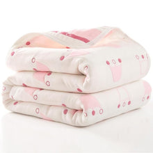 Load image into Gallery viewer, Baby Quilt Newborn Comforter Baby Six-layer Gauze Bath Towel For Children Baby Blankets(size 80*80)
