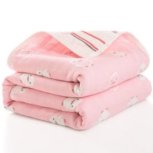 Load image into Gallery viewer, Baby Quilt Newborn Comforter Baby Six-layer Gauze Bath Towel For Children Baby Blankets(size 80*80)
