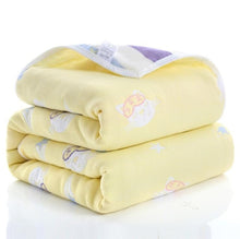 Load image into Gallery viewer, Baby Quilt Newborn Comforter Baby Six-layer Gauze Bath Towel For Children Baby Blankets(size 80*80)
