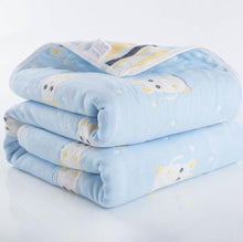 Load image into Gallery viewer, Baby Quilt Newborn Comforter Baby Six-layer Gauze Bath Towel For Children Baby Blankets(size 80*80)
